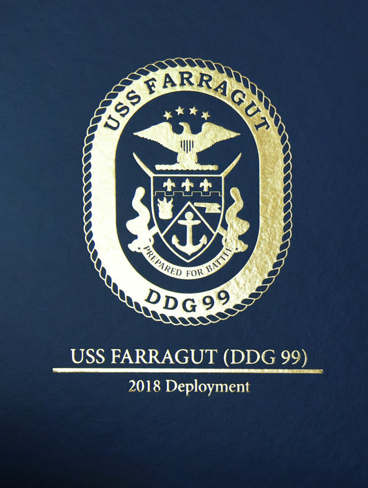 USS Farragut (DDG 99) 2018 - 2019 Deployment Cruisebook - Bluewater Publishing