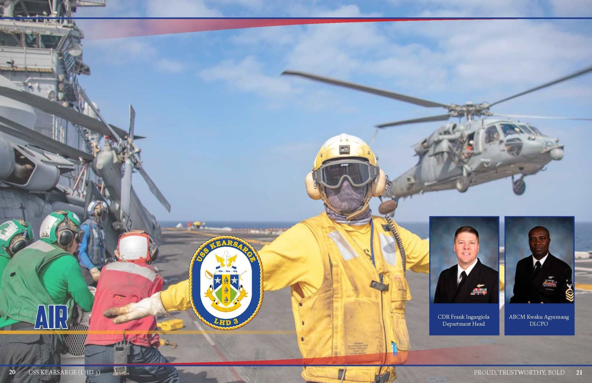 USS Kearsarge (LHD 3) 2018 - 2019 Deployment Cruisebook - Bluewater Publishing