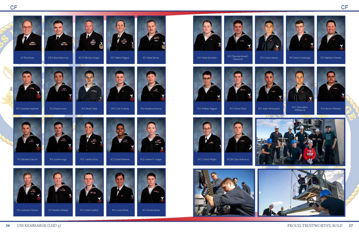 USS Kearsarge (LHD 3) 2018 - 2019 Deployment Cruisebook - Bluewater Publishing