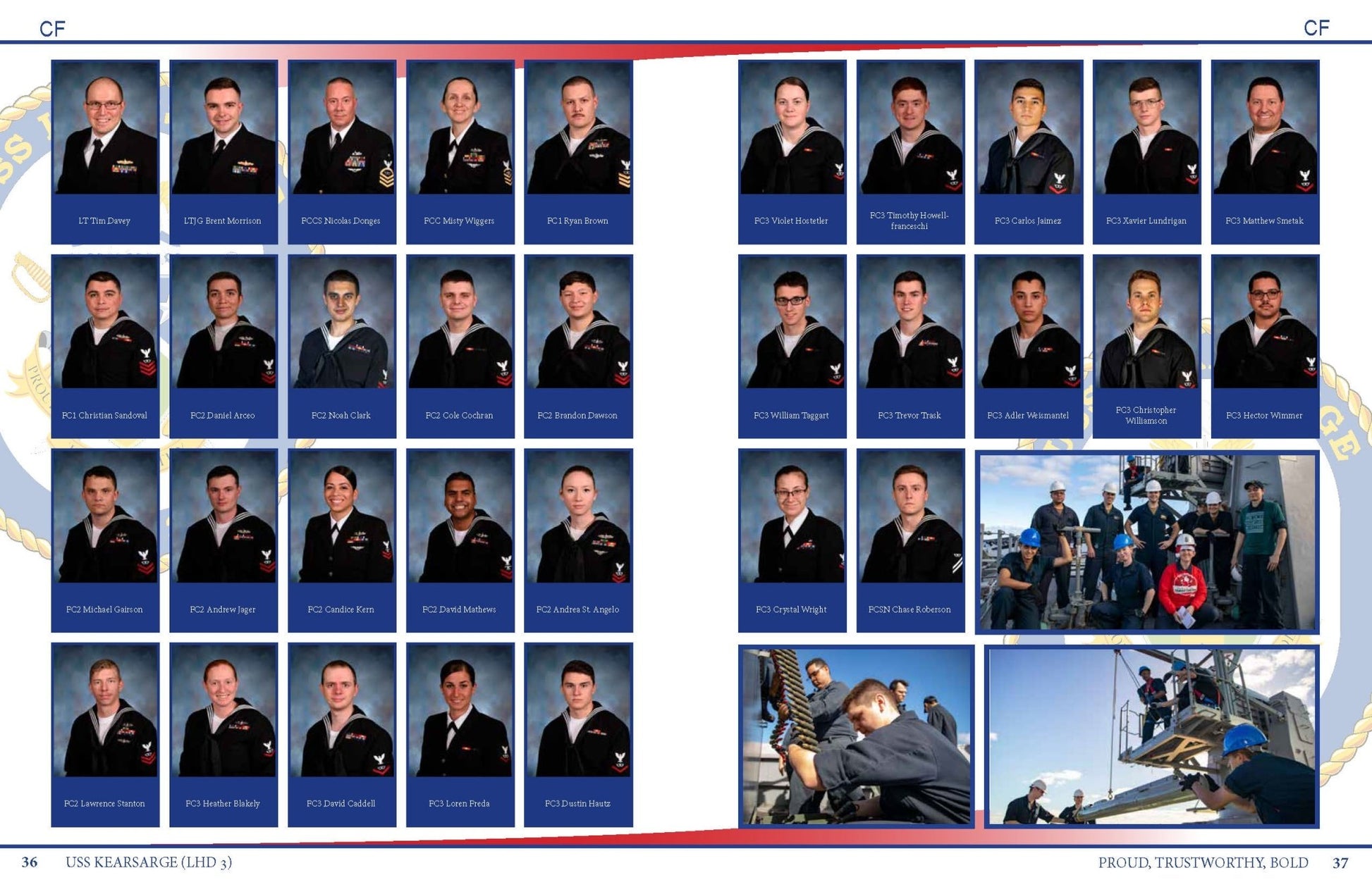 USS Kearsarge (LHD 3) 2018 - 2019 Deployment Cruisebook - Bluewater Publishing