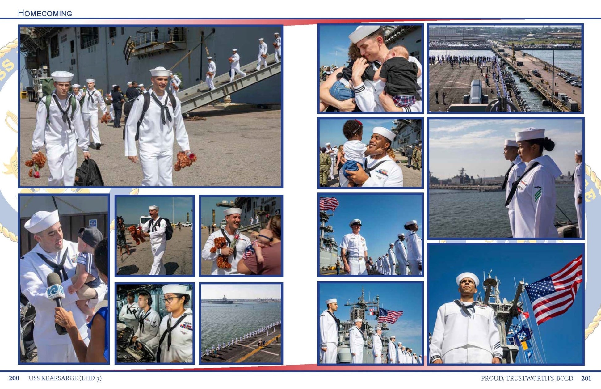 USS Kearsarge (LHD 3) 2018 - 2019 Deployment Cruisebook - Bluewater Publishing