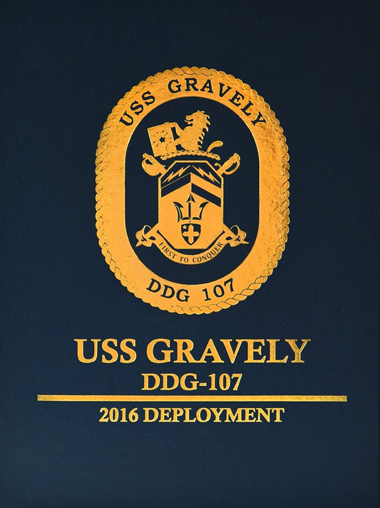 USS Gravely (DDG 107) 2015 - 2016 Deployment Cruisebook - Bluewater Publishing