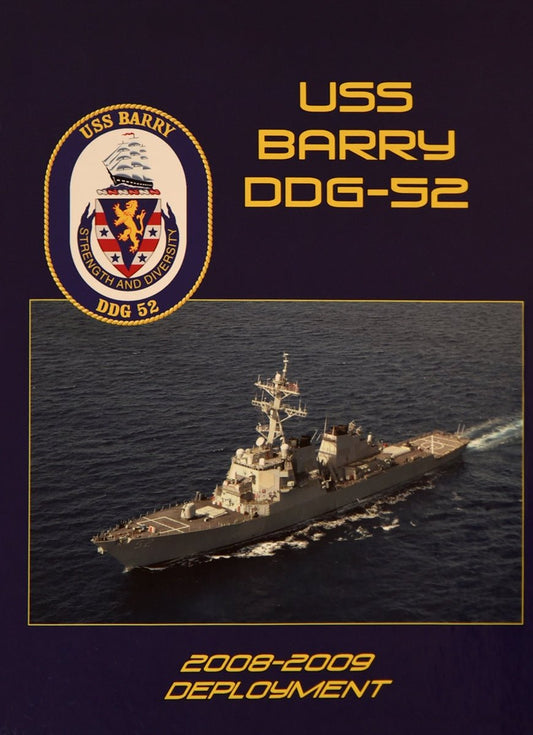 USS Barry (DDG 52) 2008 - 2009 Deployment Cruisebook - Bluewater Publishing