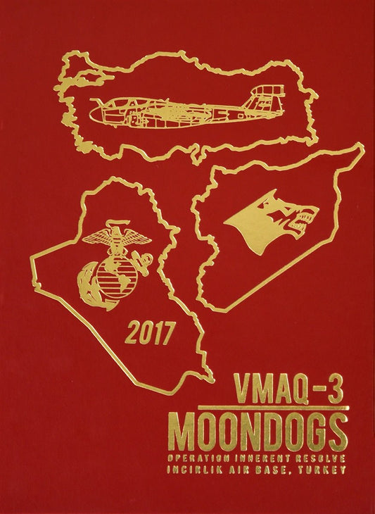 Marine Tactical Electronic Warfare Squadron 3 (VMAQ 3) Moondogs 2017 Deployment Book - Bluewater Publishing