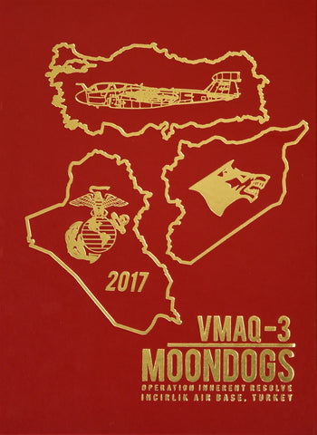 Marine Tactical Electronic Warfare Squadron 3 (VMAQ 3) Moondogs 2017 Deployment Book