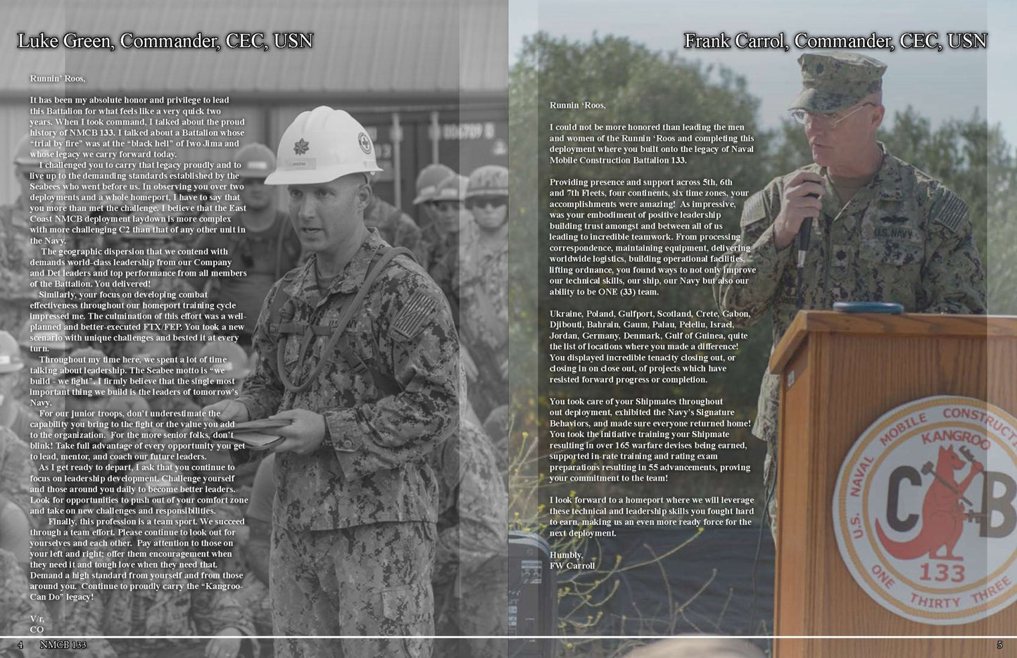 NMCB - 133 2019 Deployment Cruisebook - Bluewater Publishing