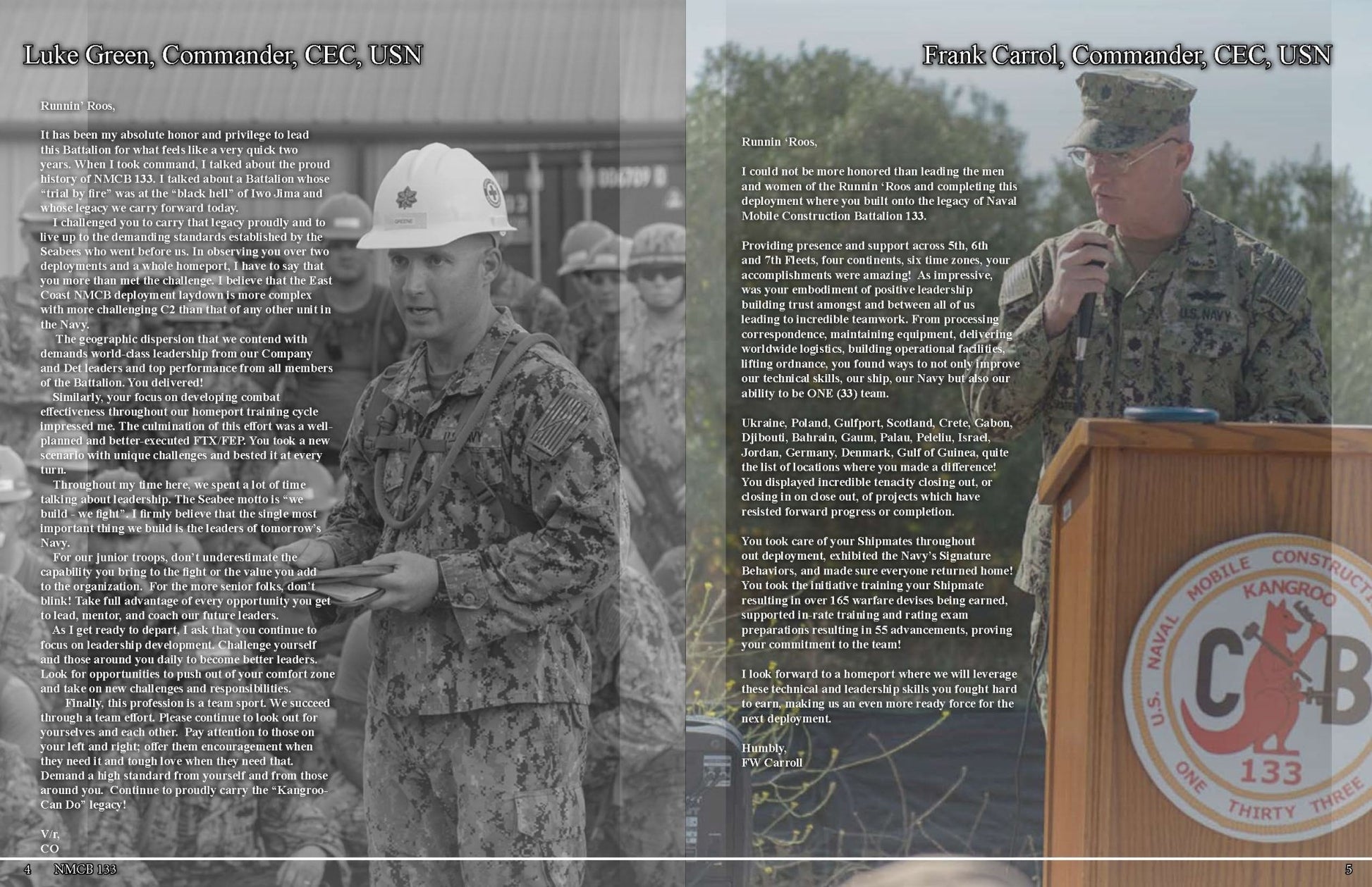NMCB - 133 2019 Deployment Cruisebook - Bluewater Publishing